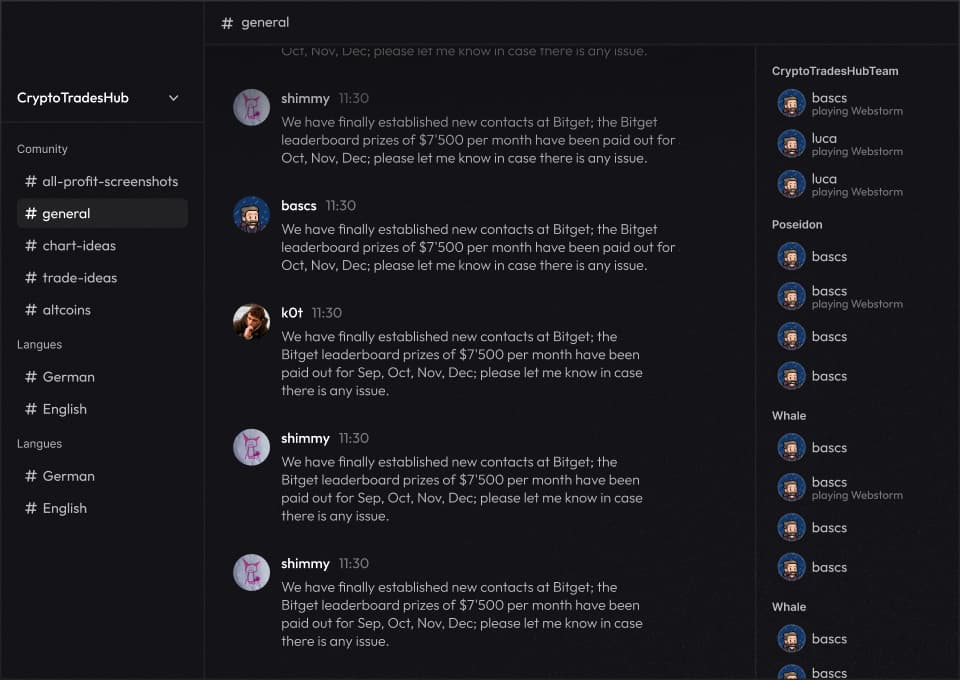 Dashboard Screenshot
